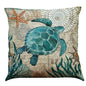 Cushion Covers Sea Turtle Printed Throw Pillow Cases For Home Decor Sofa Chair Seat