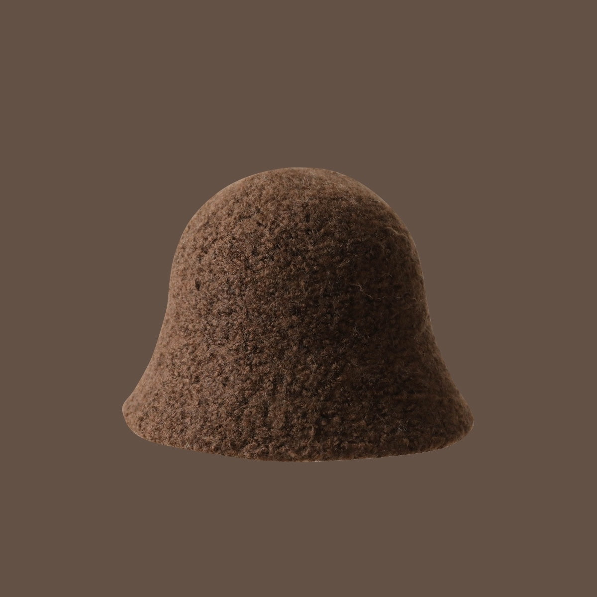 Make Your Face Look Smaller Knitted Hat Plain Bucket Hat Warm