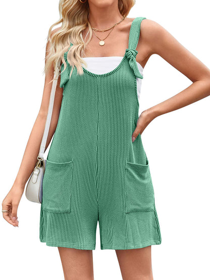 Versatile Pocket Straight Jumpsuit For Women