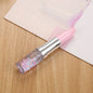 Creative Stationery Girl Heart Red Flow Sand Powder Signature Pen