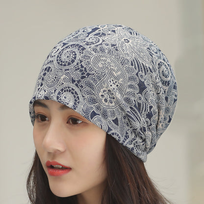 Baotou Silk Scarf Thin Air Conditioning Hat After Chemotherapy