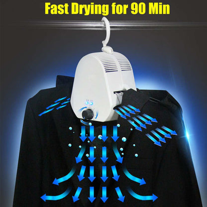 Travel Portable Electric Air Clothes Dryer Folding Fast Drying Machine Laundry Drying Clothes Hanger