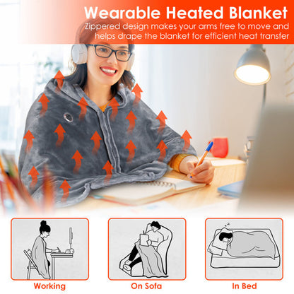 Wearable USB Heated Shawl