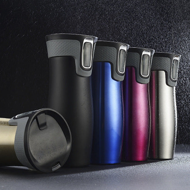 Vacuum Insulated Stainless Steel Travel Mugs Water Flask Thermal Tea Bottle