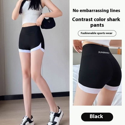 Thin Wear Solid Color Shark Pants