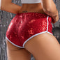 Women's Sequin Sequin Stretch Sports Shorts