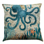 Cushion Covers Sea Turtle Printed Throw Pillow Cases For Home Decor Sofa Chair Seat