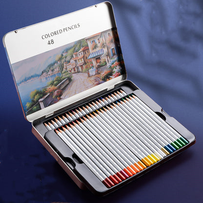 Water-Soluble Oil-Based Color Pencil Drawing Set