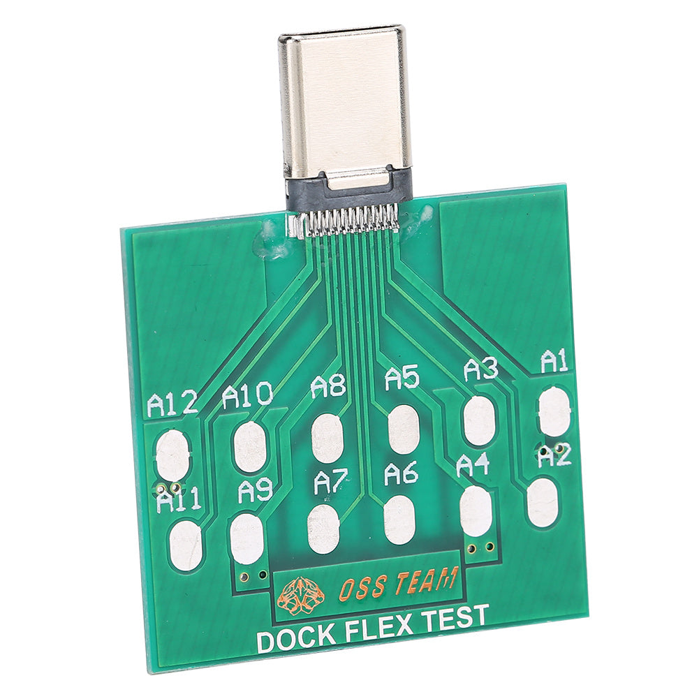 2pcs Dock Test Board USB 5 Pin Battery Power Charging Port Easy Test Repair for Android Type C Phone(1 )