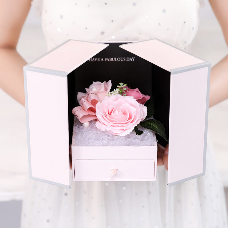 Valentinstag Kreative Rosen Schmuck Geschenkbox