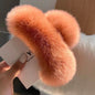 Real Rex Rabbit Hair New Cute Plush Headdress Hair Claw