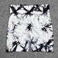 Seamless Tie-dye Yoga High Waist Tight High Elastic Shorts