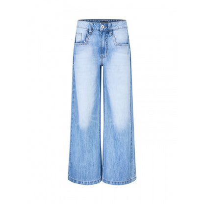 High Waist Design Loose Mop Pants