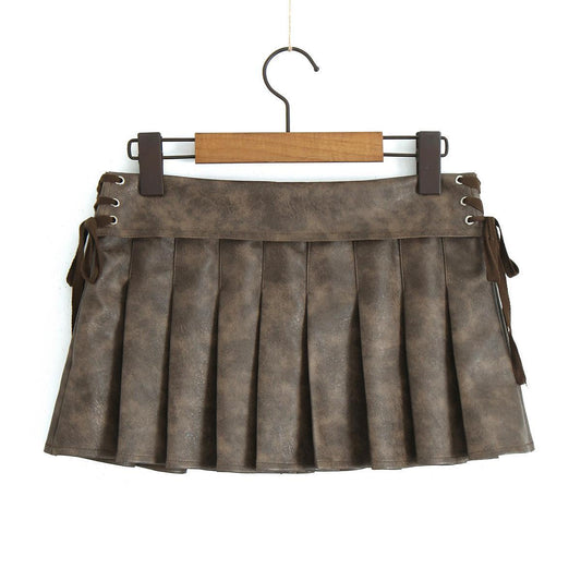 Fashion French Tether Pleated Skirt Women