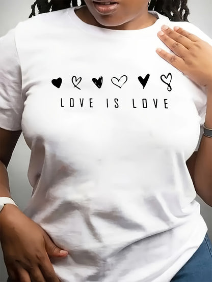 Valentine's Day Women's Plus Size T-shirt