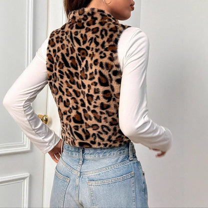 Women's Leopard Vest Fashion Cool Top