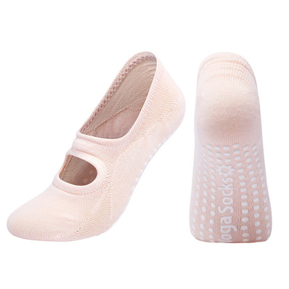 Female Simple Plus Size Backless Invisible Yoga Socks