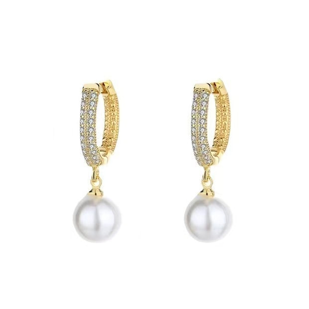 Trendy Grace Long Fashion Pearl Earrings For Women