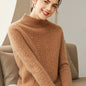 Cashmere Twisted Half Turtleneck Thickened Sweater