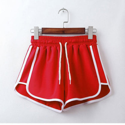 Women's Sports Style Elastic Waist Casual Shorts