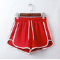 Women's Sports Style Elastic Waist Casual Shorts