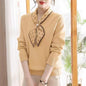 Autumn And Winter Loose Belly-covering Shirt Top Mother's Sweater