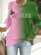 European And American Leisure Fashion Valentine's Day Long Sleeve Crew Neck Sweater