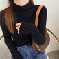 Mink Sweater Inner Thickened Bottoming Shirt For Women