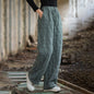 New Ramie Tie-dyed Quilted Pants