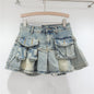 Fashion Personality Denim Little Short Dress Women