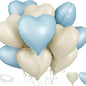 Cream Heart-shaped Balloon Valentine's Day