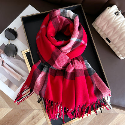 Autumn And Winter Fashion All-match Tassel Scarf