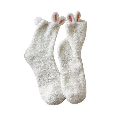 Coral Fleece Winter Home Warm-keeping Socks