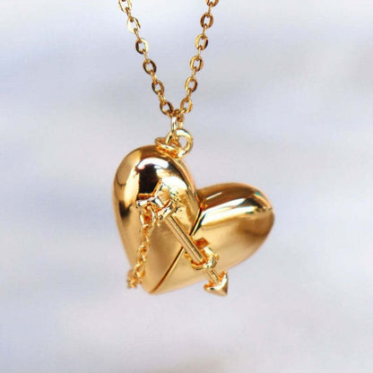 Valentine's Day Love Photo Box Pendant Necklace