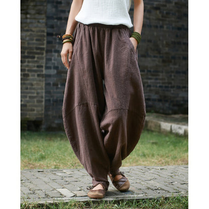 National Fashion Loose All-matching Pants Women