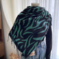 New Striped Printed Tassel Cashmere Shawl