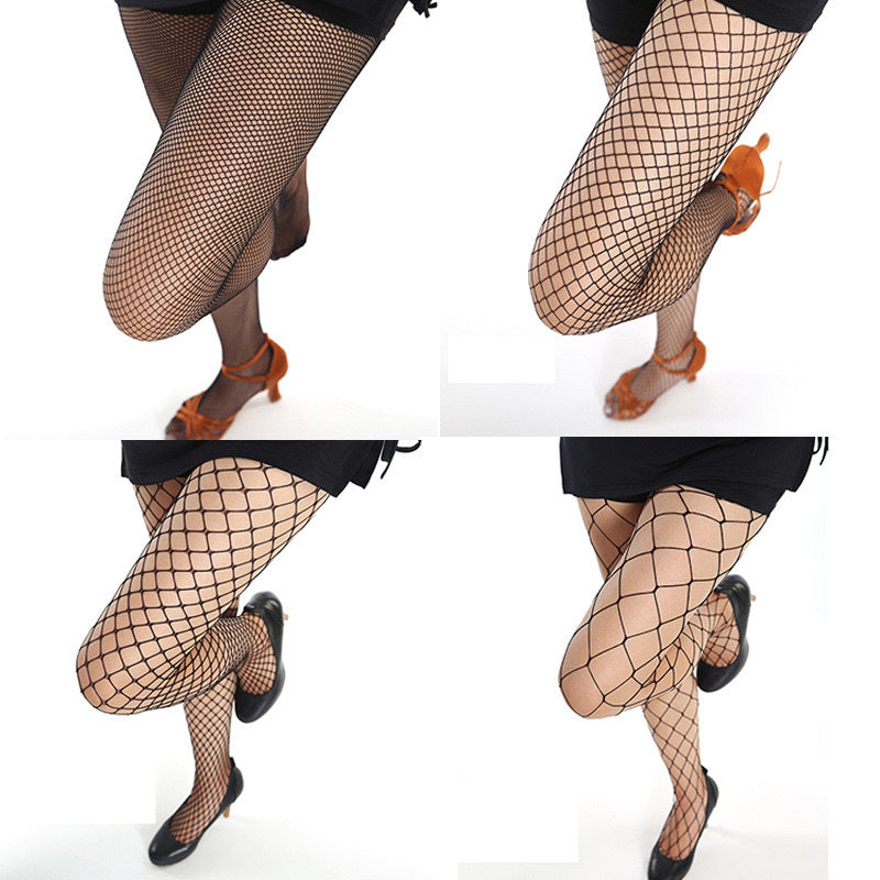 Plus Size Fishnet Stockings Black Silk Female Four Seasons Thin Super Elastic Romper