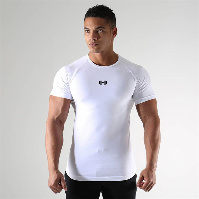 Tight Short Sleeve Sports Bottoming Shirt High Elastic Breathability Top