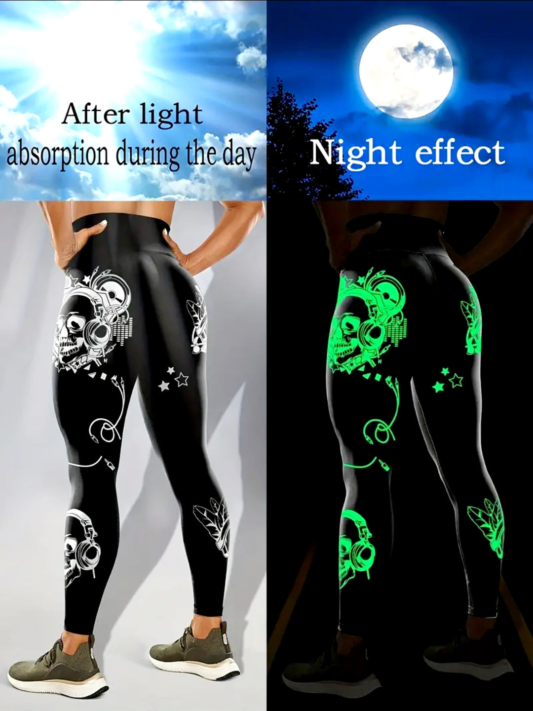 Women's Fashion New Luminous Yoga Pants