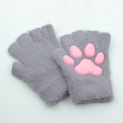 3D Cat's Paw Gloves Cute Animal Pattern