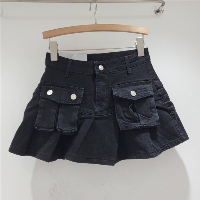 Fashion Personality Denim Little Short Dress Women