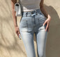 High Waist Big Long Leg Fengqi Denim Horn High Waist Pants