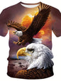 Men's Eagle Print Fashion Print T-shirt