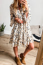 Fashion Loose Cool Button Dress Women