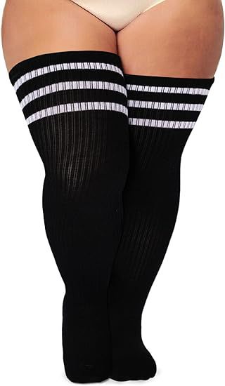 Plus-sized Plus Size Knee Socks Long-barreled Compression Stockings