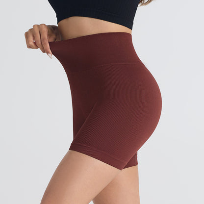 Seamless Thread Stretch Tight Shorts Fitness Exercise