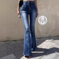 High Waist Big Long Leg Fengqi Denim Horn High Waist Pants