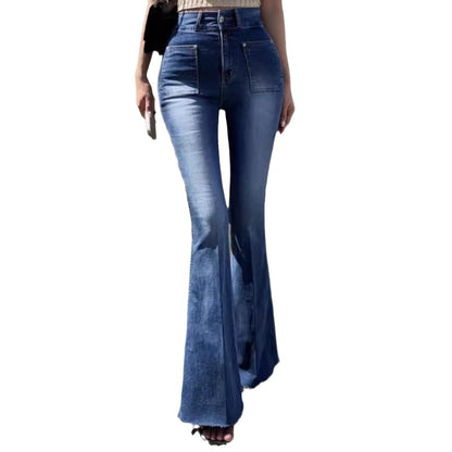 High Waist Big Long Leg Fengqi Denim Horn High Waist Pants