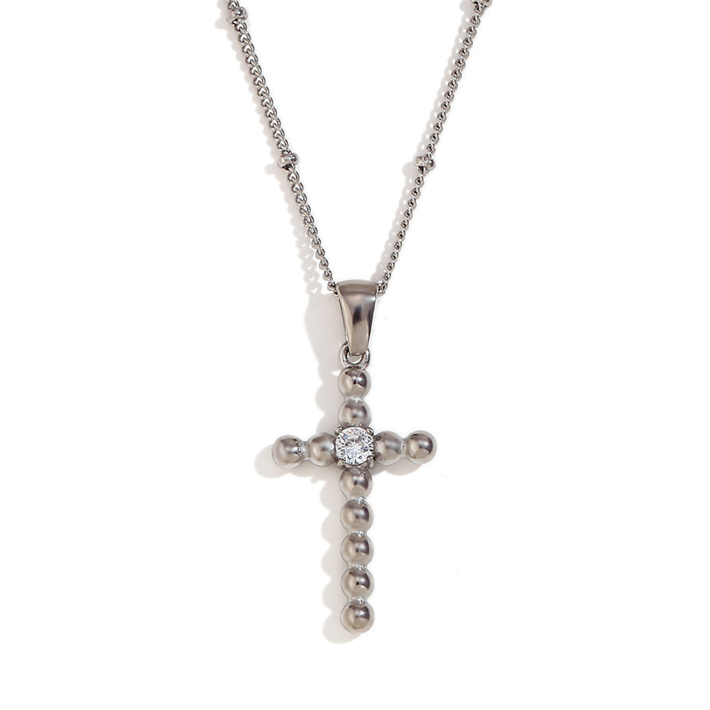 European And American Fashion Retro Cross Necklace