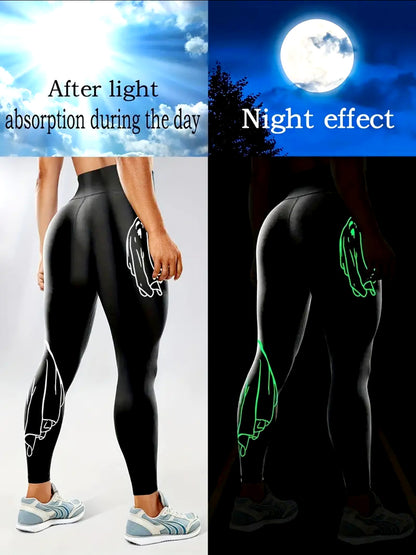 Women's Fashion New Luminous Yoga Pants